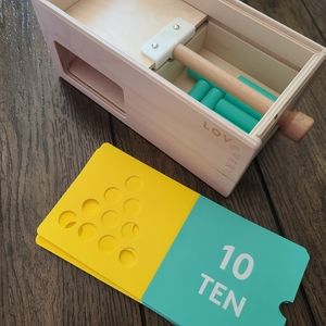 Lovevery wooden counting box